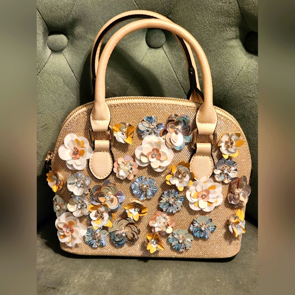 Aldo Flower Satchel EUC